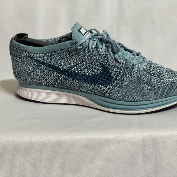 *RARE FIND* SIZE 12 - NIKE FLYKNIT RACER "BLUEBERRY" 2017 *ORIGINAL RELEASE* - Picture 14 of 16